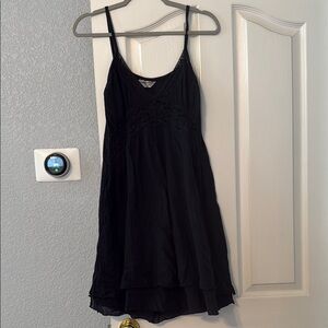 Hard Tail Black Midi Dress